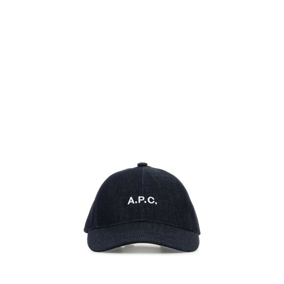 A.P.C. Men Denim Charlie Baseball Cap